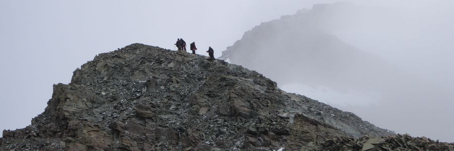 Abstieg vom Stok Kangri